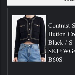 Urban Revivo Cardigan Metallic Button